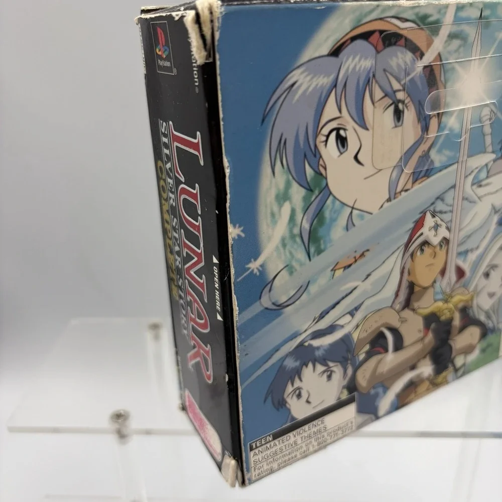 Lunar Silver Star Story Complete Playstation One Map Sealed Hardback‎ Manual
